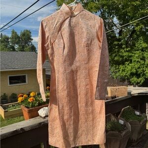 Peach Asian style Dress